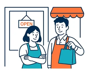 Commerçants accompagnés par Numae Conseil pour garder leur trésorerie au beau fixe